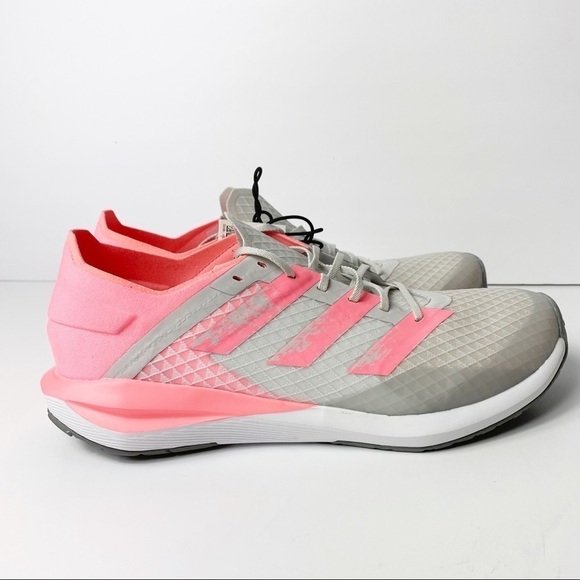 Adidas Pink Rapida Faito Kids Girls Running Shoes - Picture 2 of 5